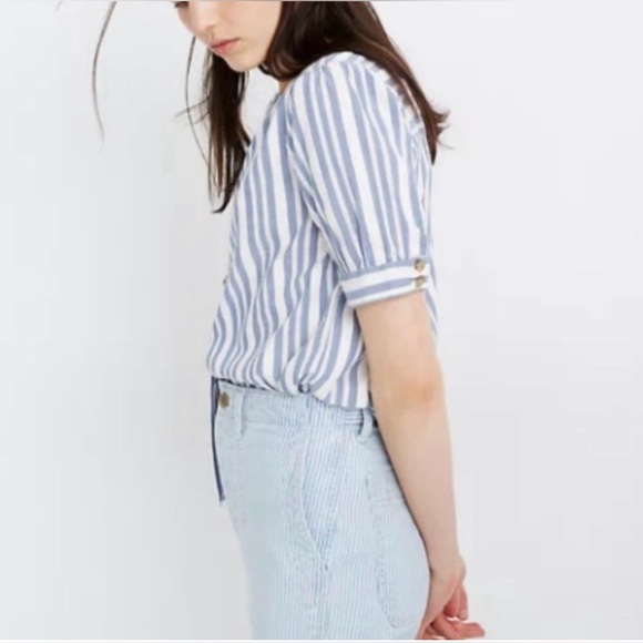 Madewell Tops - Madewell Plaza Striped Button Down Shirt
